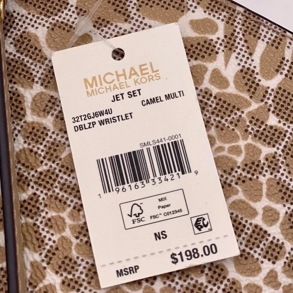 Michael Kors Wallet Wristlet Camel Multi Color - Picture 9 of 14